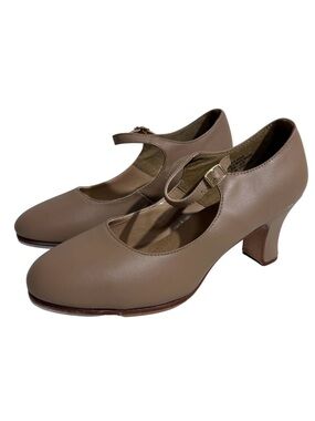 Capezio Manhattan Xtreme Tap Shoes 2.5" Caramel Dance Heels 9.5W Women's NWOB